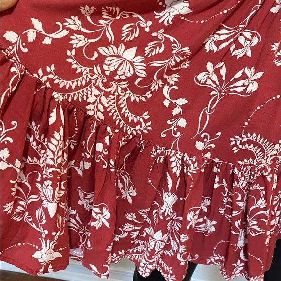 Windsor Red Floral Mini Dress - Picture 12 of 12